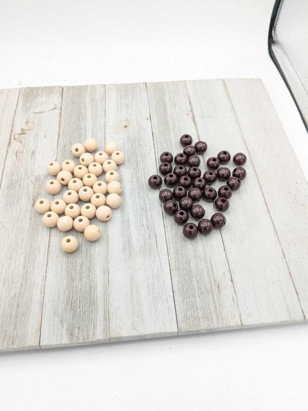 Vintage Score Four Strategy Board Game Replacements Set Black Beige Marbles